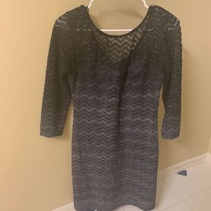 Gray Body-Con Dress